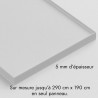 Plaque transparente sur mesure en plexiglass - épaisseur 5 mm